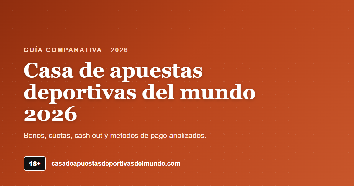 Casa de apuestas deportivas del mundo